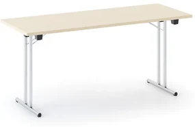 Skladací konferenčný stôl FOLDING, 1600 x 800 mm, buk