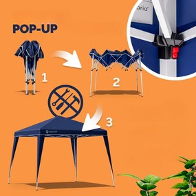 InternetovaZahrada Záhradný altánok Capri 3x3 m - tmavomodrá