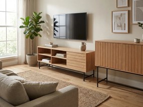 TV stolík VALMOR 140x40 cm, dekor dub