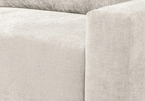 Rozkladacia pohovka Anafi, svetlo - krémová látka