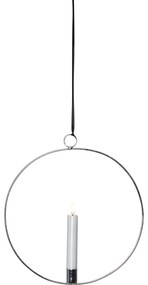 Svetelná dekorácia v striebornej farbe Flamme Ring – Star Trading