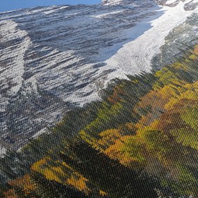 Obraz - Maroon Peak (s hodinami) (90x30 cm)