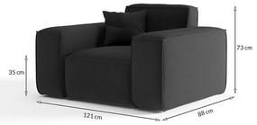 KRESLO LUCAS OPERA TAUPE