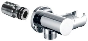 Mereo Mereo, Vaňový set s termostatickou podomietkovou tlačidlovou batériou - 2-cestná + sprchový set, MER-CB60106TB5