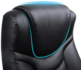 Ergonomická kancelárska stolička Tord čierna