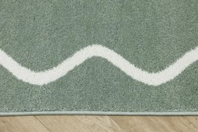 Koberec Lima M180A zelený / krémový