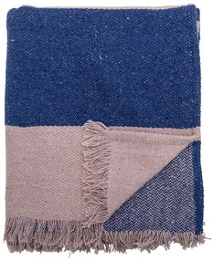 Bloomingville Prehoz z recyklovanej bavlny Cadeo Blue 130 × 160 cm