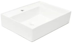 Umývadlo SAT Cube Way 60x46 cm otvor pre batériu uprostred SATCW6046P, 1 ks