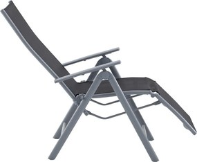 Čierna kovová záhradná stolička Ariola – Garden Pleasure