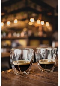 Dvojstenné hrnčeky na cappuccino v súprave 2 ks 250 ml Cristallo – Vialli Design