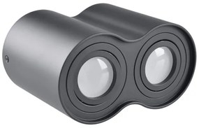 Bodové svietidlo HADAR 2xGU10/10W/230V čierna