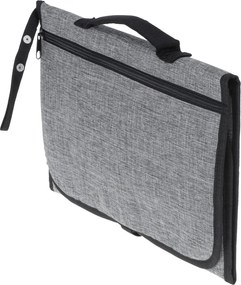 KIK Detská prebaľovacia cestovná podložka konvertibilná prebaľovacia taška sivá