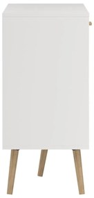 Biela nízka komoda 149x82 cm Bodo – Tvilum