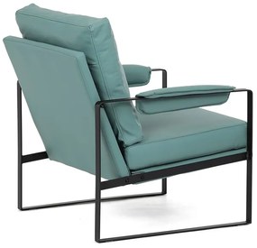 Autronic BONTEC Kreslo, modrá, ekokoža, AK-282 BLUE Farba: Modrá