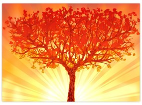 Obraz - Strom v žiari slnka (70x50 cm)