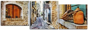 Obraz na plátne - Stará stredomorská ulica - panoráma 5151E (150x50 cm)