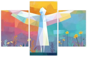 Obraz - Strážca kvetov (90x60 cm)