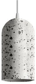 Toolight Toolight, závesná betónová lampa 1xE27 APP996-1CP, biela terrazzo, OSW-07553