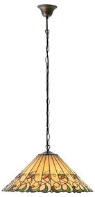 Endon 64194 - Luster na reťazi Tiffany JAMELIA 3xE27/60W/230V, priemer 50 cm
