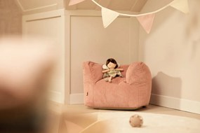 Kreslo detské Beanbag Corduroy Wild Rose
