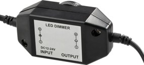 Stmívač LED pásků 12V/24V s nastavitelným potenciometrem 6A