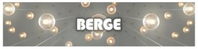 BERGE LED záhradná lampa - vstavaný reflektor GU10 - IP65 - čierna