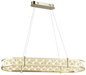 LED stmievateľný závesný luster na lanku ENRIQUE LED/50W/230V 3000-6000K + diaľkové ovládanie