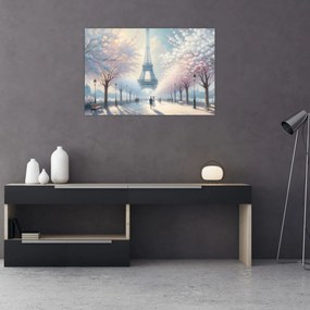 Obraz - Maľba z Paríža (90x60 cm)