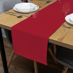 Biante Dekoračný behúň na stôl Rongo RG-087 Jahodovo červený 20x120 cm