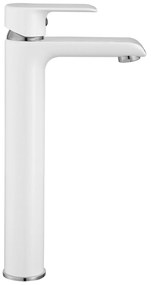 Rea Bloom - vysoká umývadlová batéria, biela-chrómová, REA-B9917