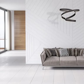 LED Luster na lanku ANDROMEDA LED/45W/230V