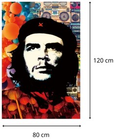 Obraz Ernesto 80x120 cm čierny/oranžový