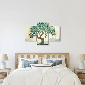 Obraz – Elegantná mozaika so stromom (90x60 cm)