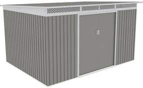 G21 Záhradný domček GRAH 915 - 340 x 269 cm, metalický šedý 63900994