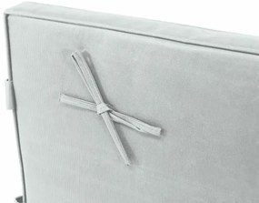 Divero Florentine 51363 Záhradné drevené lehátko + polstrovanie - sivé