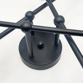 Brilagi - Prisadené stropné svietidlo MALIVA 6xE14/15W/230V čierna/biela