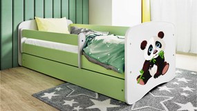 XXXLutz POSTEĽ PRE DETI A MLÁDEŽ 80/160 cm, zelená, biela MID.YOU - Detské izby - 00214200023L