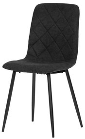 BONTEC Jedálenská stolička, čierna, látka, CT-283 BK2 Farba: Čierna