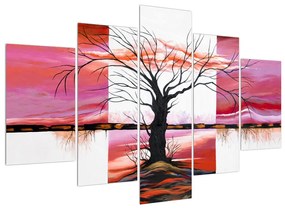 Obraz maľby stromu (150x105 cm)