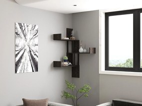 Polica Dinasa (antracit) . Akcia -22%. Vlastná spoľahlivá doprava až k Vám domov. 1095988