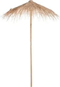 Prírodný slamený dekoračný slnečník Straw S - ∅ 150*270 cm