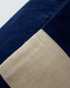 House Doctor Bavlnený poťah na vankúš Sono Blue 60 x 40 cm