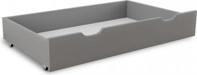 Úložný box pod posteľ 98 cm, sivá