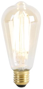 Inteligentná vonkajšia stojaca lampa čierna 80 cm vrátane Wifi ST64 - Charlois
