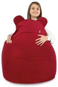 Kreslo pre deti Teddy červené