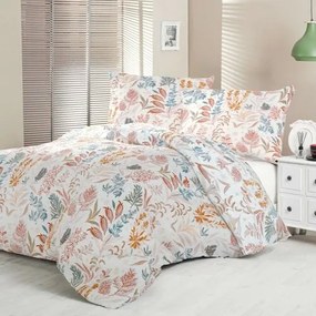 Kvalitex Saténové obliečky Luxury Collection Coral garden, 220 x 200 cm, 2 ks 70 x 90 cm