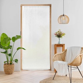 Biely záves do dverí 90x200 cm Haltona – douceur d'intérieur
