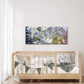 Obraz - Geometrický obrazec (120x50 cm)