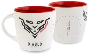 Hrnček Diablo Chairs bielo-červená