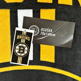 Bavlnená osuška Boston Bruins Prestige Black - NHL - 100% bavlna - 70x140 cm